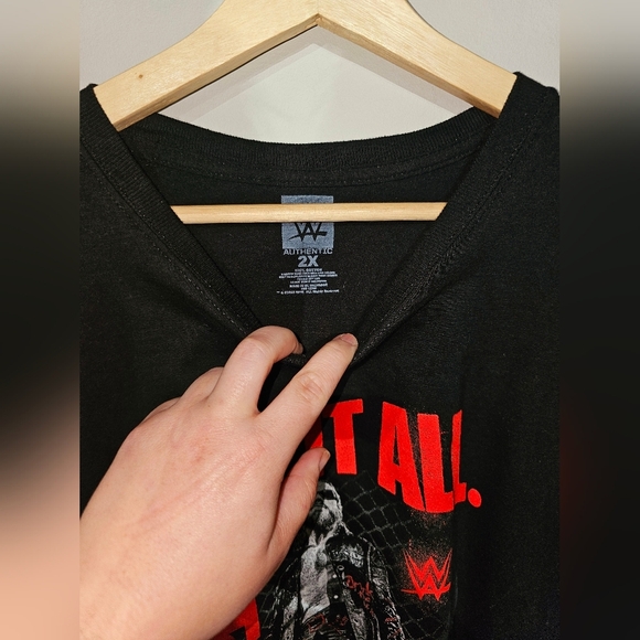 WWE Men's Black Edge 25 Years Done It All T-Shirt Size 2XL - Picture 2 of 5